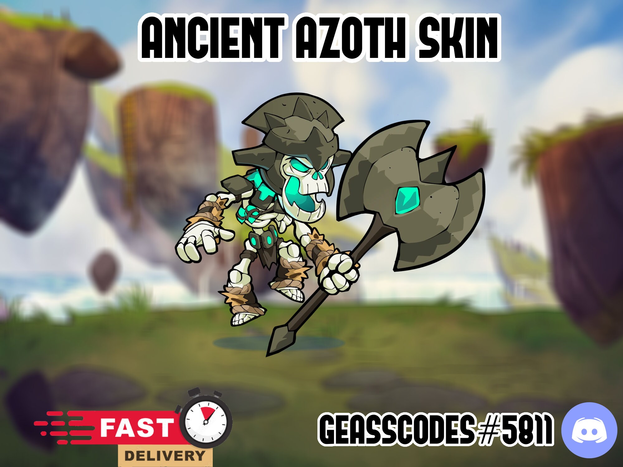 Ancient Azoth Skin Brawlhalla Code Etsy