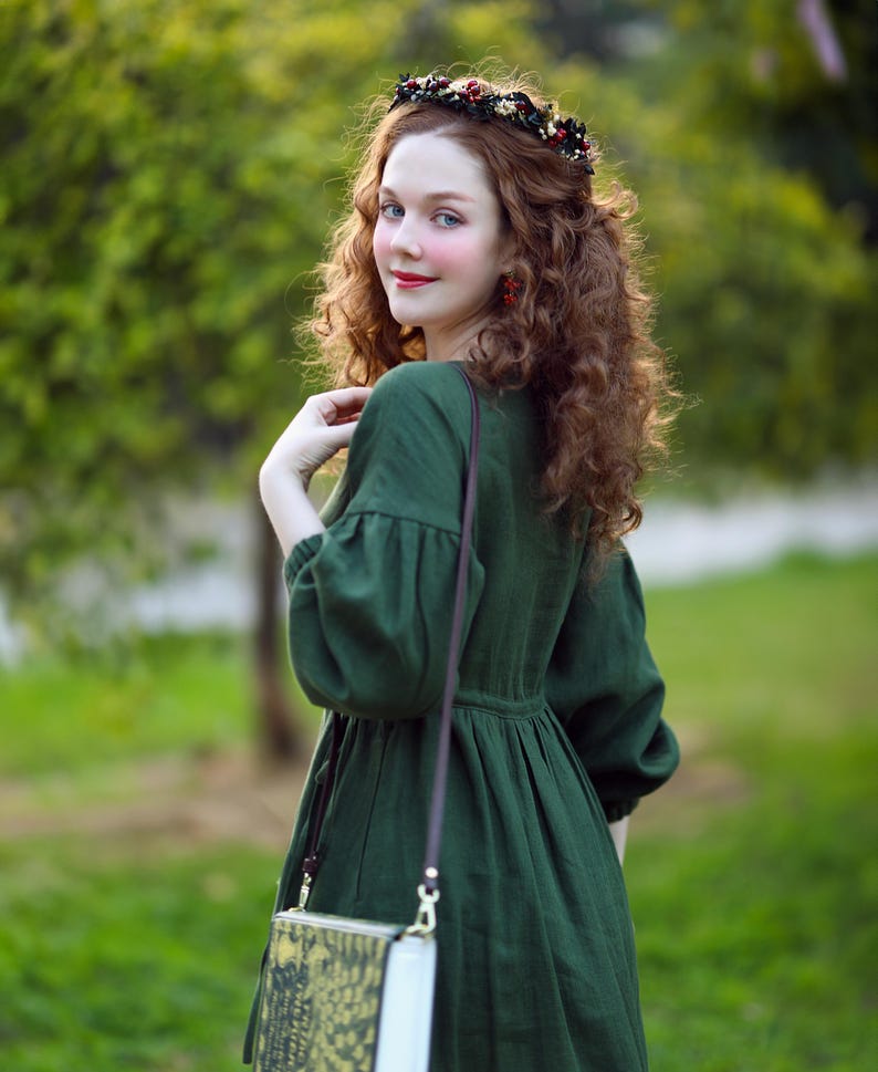 linen dress with pockets