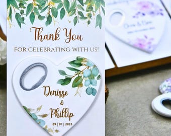 Personalized Wedding Favors: Heart Bottle Opener, Bulk Guest Gifts
