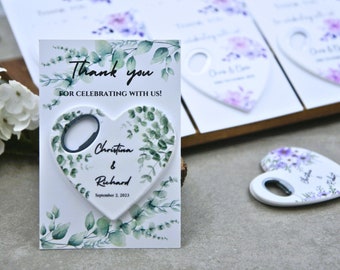 50 Pcs Wedding Favors for Guests in Bulk. Magnetic Bottle Opener. Wedding Magnet