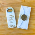 Personalized Wedding Bottle Opener Favors with Elegant Gift Box product logo