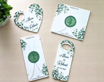 Magnetic Bottle Opener Favors for Weddings, Birthdays, Bridal Showers, Baptisms, Baby Showers.