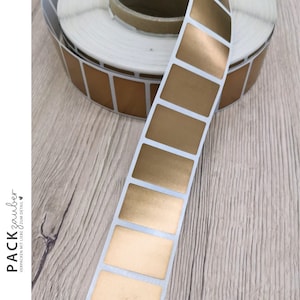 Rubbelaufkleber rechteckig | gold | 33 x 21 mm (20 Stück)