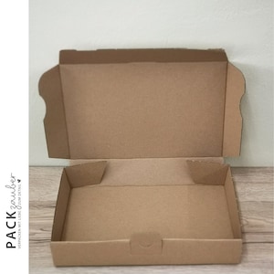 A5 Verpackung | Maxibriefkarton | Versandbox | 240 x 160 x 45 mm | Geschenkverpackung | braun