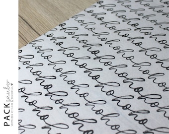 Seidenpapier| Weihnachten hohoho | 20 Stück | Geschenkverpackung | 50 x 70 cm