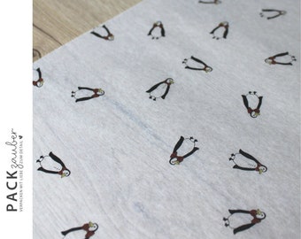 Tissue Paper | Christmas Penguins | 20 Pieces | Gift Wrapping | 50 x 70 cm