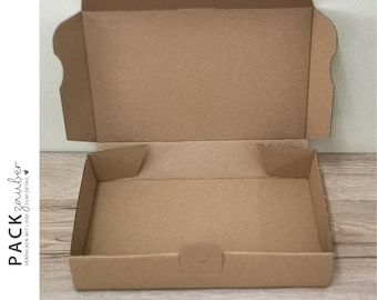 A5 Verpackung | Maxibriefkarton | Versandbox | 240 x 160 x 45 mm | Geschenkverpackung | braun