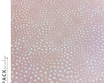 Tissue paper | Dusty pink with white dots | 20 pieces | Gift wrapping | 50 x 70 cm