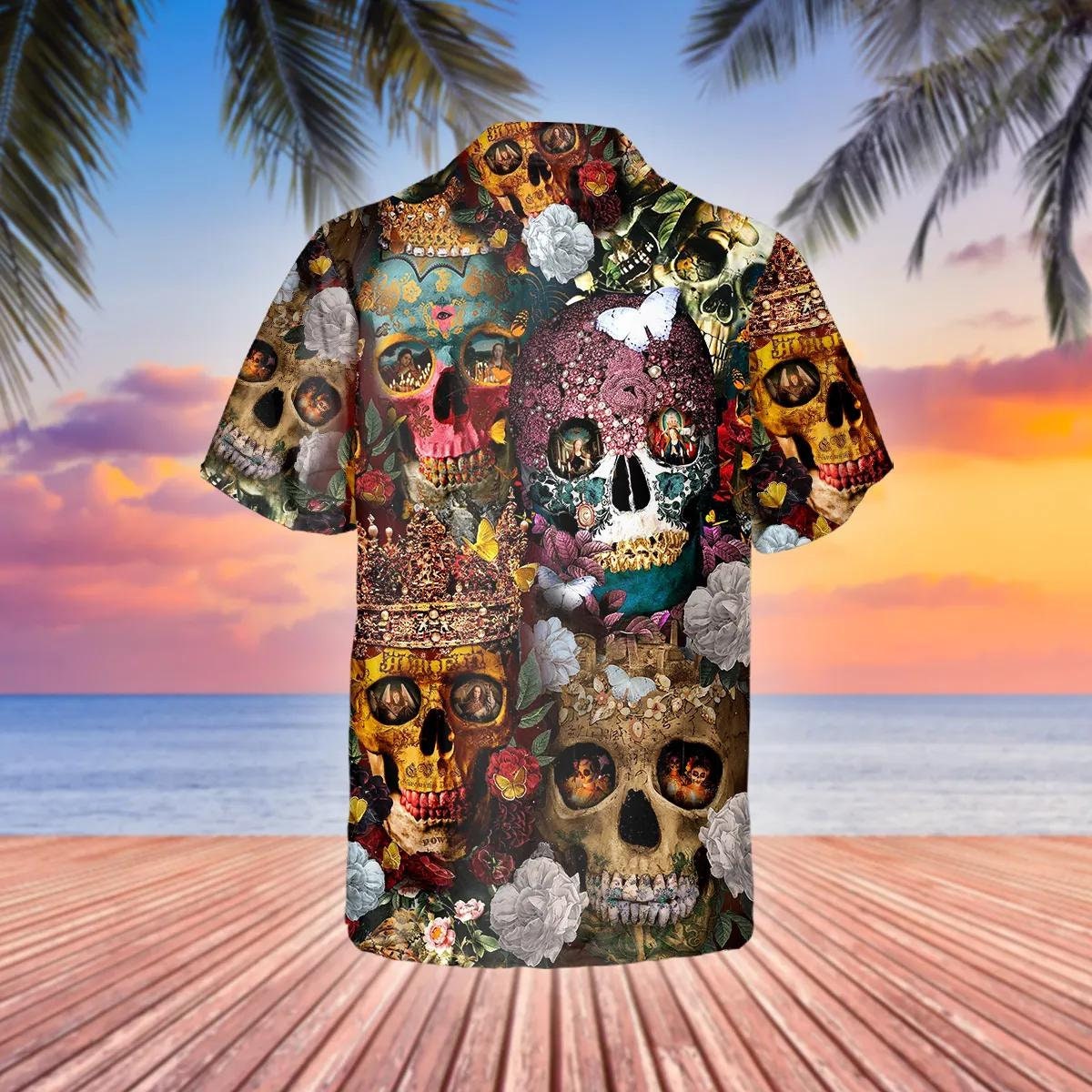 Discover Viking Hawaiian Unisex Shirt, Camisa Hawaiana Viking para Hombre Mujer