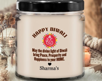 Personalized Happy Diwali Ganesha candle, Diwali Gifts, Diwali Gifts ideas, Diwali Gifts for colleagues, family, friends, Diwali Decoration