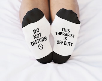 Funny Therapist Socks-Gift For Therapist-Psychologist Gift-Counselor Gift-Psychotherapist Gift-Birthday, Christmas gift-Therapist Gift Idea