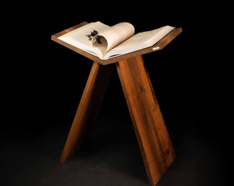 Large Book Stand, Book Table, Open Book Stand, Book Stand Wood, Open Book Display Stand, Book Stand For Large Book, Floor Book Display