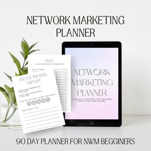 Planejador de marketing de rede - Planejador digital - Gratidão - Diário - Vendas diretas - DMO - Planejador de MLM - MLM - rastreador de dmo