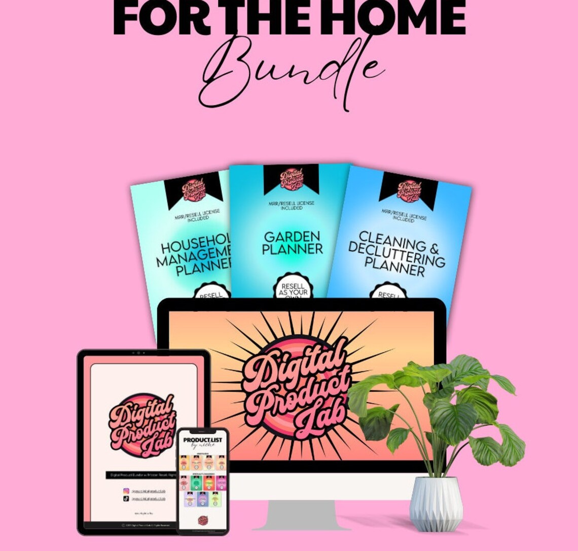 PLR Digital Bundle, Editable Canva Template, Resell as Your Own