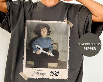 Custom Retro Photo And Year Shirt, 50th Birthday Shirt With Picture Personalized 40th Birthday Gift, 30th Birthday Party Outfit