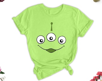 Pizza Planet Alien Blue T-shirt Toy Story Aliens Halloween Costume