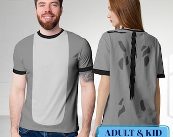 Disfraz de perro villano del Rey León en 3D, camiseta de Halloween del Rey León de Disney, camiseta de Animal Kingdom, cosplay de Halloween de Disneyland para la familia