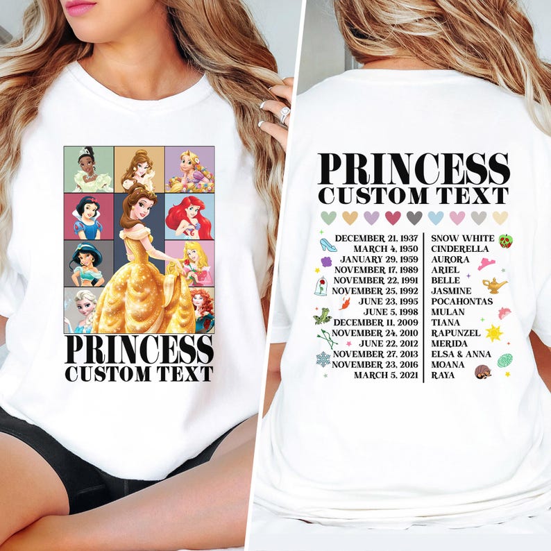 Personalized Princess Club Shirt, Girl Trip Shirt, Custom Snow White
