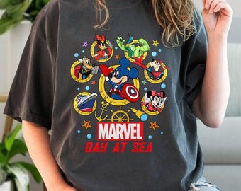 Disney Mickey And Friends Shirt, Mickey Minnie Cruise, Day At Sea 2025 Shirt, Super Heroes Shirt, Dream Family Cruise Vacation 2025 Shirt