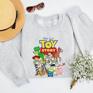 Retro Toy Story Movie Portrait Logo Shirt, Funny Toy Story Unisex T-shirt, Toy Story Family Birthday Theme Gift For Adult Kid Toddler Tee afbeelding 3