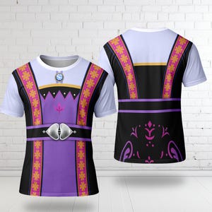 Winter Queen Costume 3D All Over Print Shirt, Royal Mom Cosplay Costume, Magic Ice Princess Halloween Costume For Family Group T Shirt