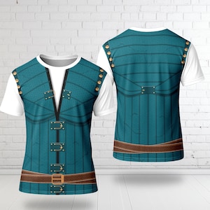 Snuggly Duckling Hero Cosplay Costume Shirt, Wanted Thief Prince Cosplay Halloween 3D Full Printed Shirt, Swashbuckling Hero Outfit