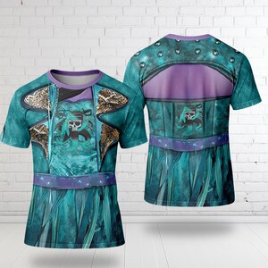 Villain Women Shirt, Villain Costume Cosplay 3D T-Shirt, Halloween Costume For Family Group T Shirt, Running Costume Shirt For Women