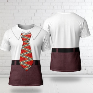 Inside Out Anger Men Suit 3D Shirt, Angry Character Costume Cosplay Shirt, Halloween Costume For Family Group T Shirt, Inside Out Comedy Tee