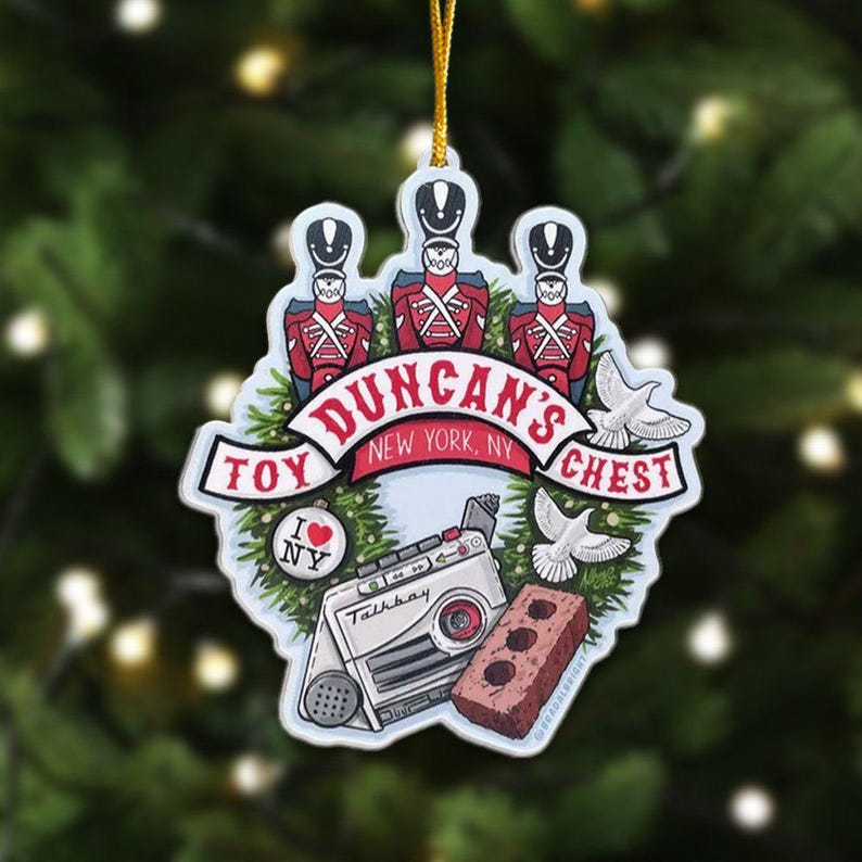 Duncan's Toy Chest Acrylic Christmas Ornament, Home Alone 2 Movie Xmas