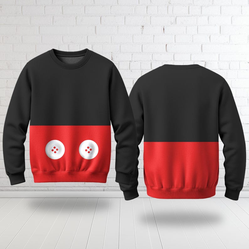 Mickey Mouse 3D T-Shirt, Mickey Halloween Costume For Family Group Hoodie, Halloween Costume Shirt, Magic Kingdom Trip Sweatshirt image 2