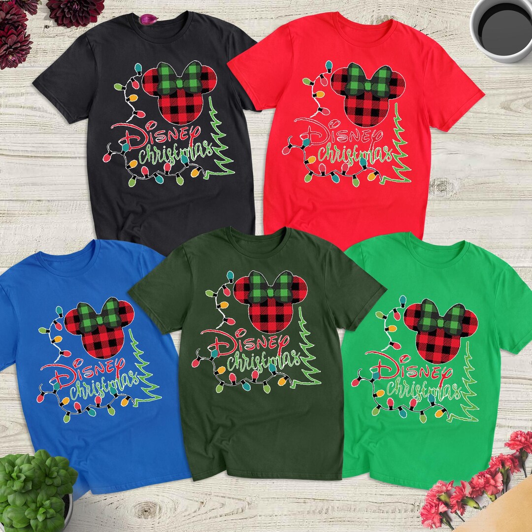 Funny Mickey Minnie Christmas 2024 Family Shirt, Mickey and Friends