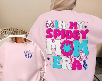 Personalized In my Spidey Mom Era Shirt, Spider Hero Mom Shirt, Funny Mother's Day Gift For Mom, Ghost Spider Women Shirt, Mom Birthday Gift