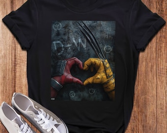 Funny Hero Heart Sign Shirt, Superhero Love T-Shirt, Hero Squad Shirt, Hero Movie T-Shirt, Gift For Men Women Kid