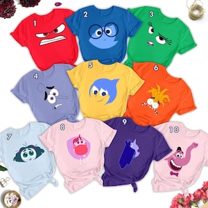 Inside Out Emotions Shirt, It's Okay To Feel All The Feels Shirt, Core Memory Day Shirt, Inside Out 2 Movie Characters Matching Tee