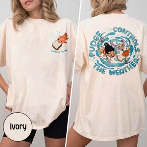 Disney Lilo & Stitch Pudge Controls The Weather 2-sided Shirt, Disney Fish Pudge Shirt, Stitch Family Vacation Outfit, Trending Stitch Shirt