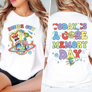Inside Movie Today Is A Core Memory Day Shirt, Funny Inside Movie Shirt, Inside 3 Character Shirt, Cartoon Character Team Trip Sweatshirt