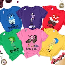 Disney Inside Out Emotions Yearbook Group Unisex T shirt Adult Shirt 30008