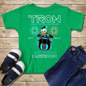 Tron Lightcycle Run DN Shirt, Tron Mickey and Friends Matching Tee, Tron Bike Shirt, Tron Lightcycle Magic Kingdom Matching Group Shirt image 2