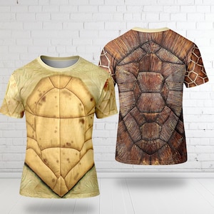 Finding Nemo Crush Costume T-Shirt, Finding Nemo Character Cosplay Costume Shirt, Crush The Turtle Cosplay Tee, Halloween All Over Print Tee