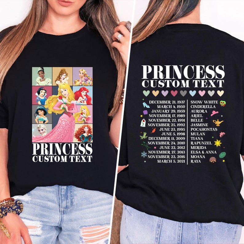 Personalized Princess Club Shirt, Girl Trip Shirt, Custom Snow White