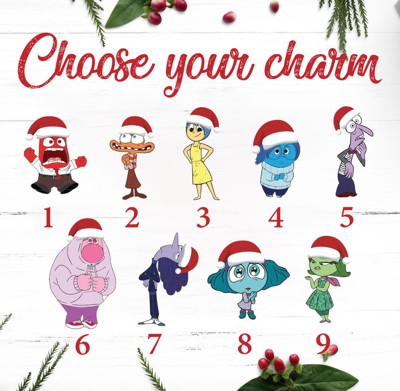 Personalized Inside Out Family Christmas Ornament, It's Okay to Feel