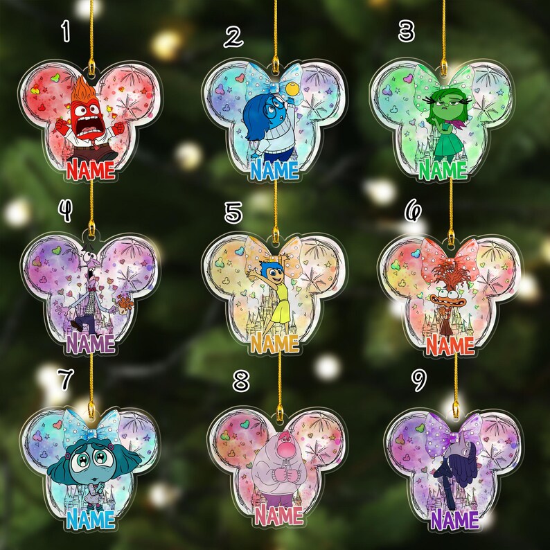 Personalized It's Okay to Feel All the Feels Matching Ornament, Inside