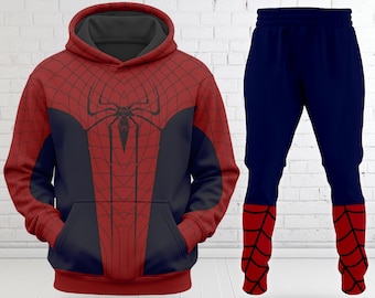 Spider Man Halloween Shirt, Spiderman Superhero Halloween Costume For Family Group Zip Hoodie, Superhero Clothing Men Gift