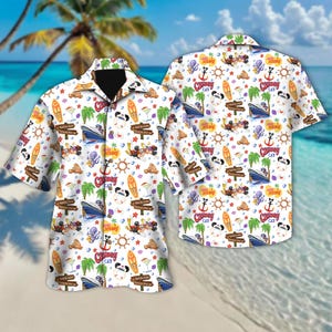 Disney Mickey And Friends Dad Hawaiian Shirt, Disneyworld Button Up, Disney Family Trip 2025 Hawaiian Shirt, Disney Cruise Beach Shirt