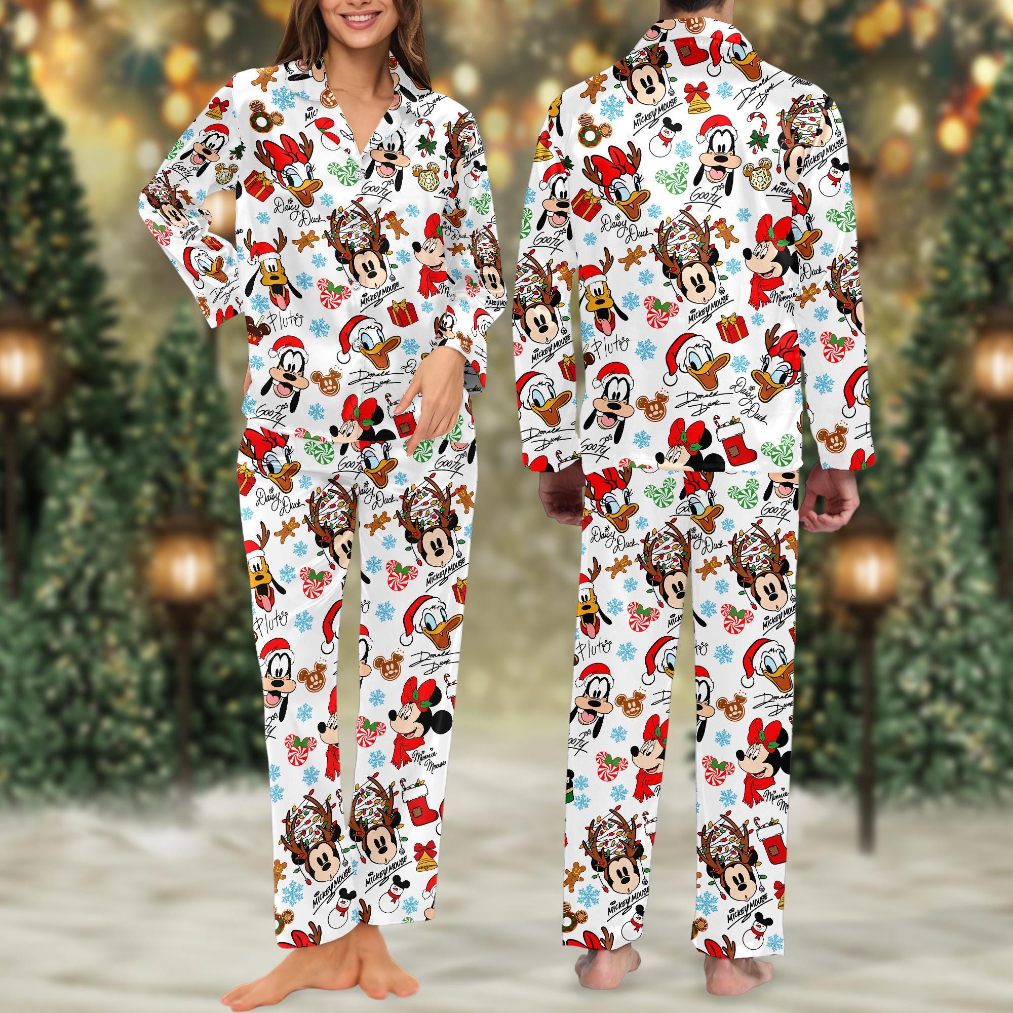 Dog Disney Mickey Mouse Fair Isle Family Christmas Pyjamas Mickey