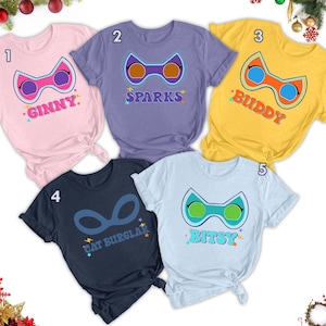 Super Cat Costume Shirt, Cat Hero Group Shirt, Custom Super Cat Family Halloween Shirt, Cat Mask Costume Matching Group Tee