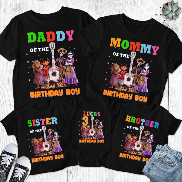 Personalized Birthday Family Birthday Shirt, Matching Birthday Family Shirt, Birthday Boy Girl Shirt, Family Party Theme Shirt
