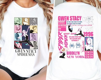 Gwen Stacy Spider Man Across The Spider Verse Shirt, Disney Ghost Spider Shirt, Spider Women Superhero Shirt, Spiderman Movie Birthday Gift