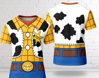 Toy Animated Characters Shirt, Toy Costume Cosplay 3D T-Shirt, Halloween Costume For Family Group T Shirt, Toy Shirt For Couple