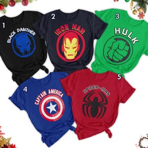 Superhero Icon Matching Shirt, Halloween Costume For Family Group T Shirt, Super Hero Team Matching Tee, Superhero Lover Gift